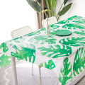 Factory Cheap Leaves Flannel Pe Table Cover